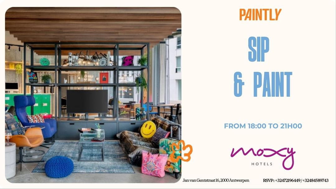 Antwerp - Sip & Paint event cover