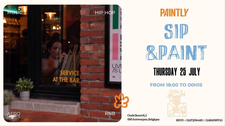 Cover for event: Antwerp - Sip & Paint By Paintly