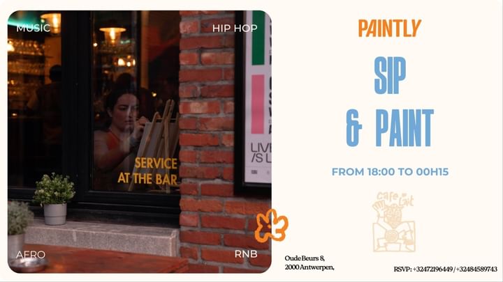 Cover for event: Antwerp - Sip & Paint By Paintly