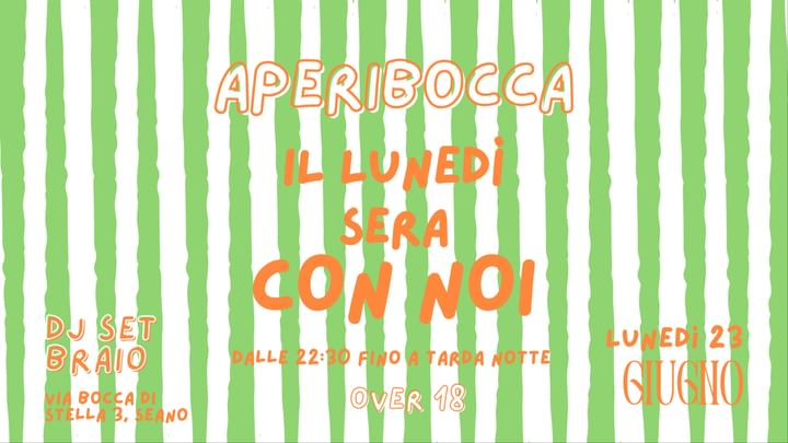 Cover for event: Aperibocca 