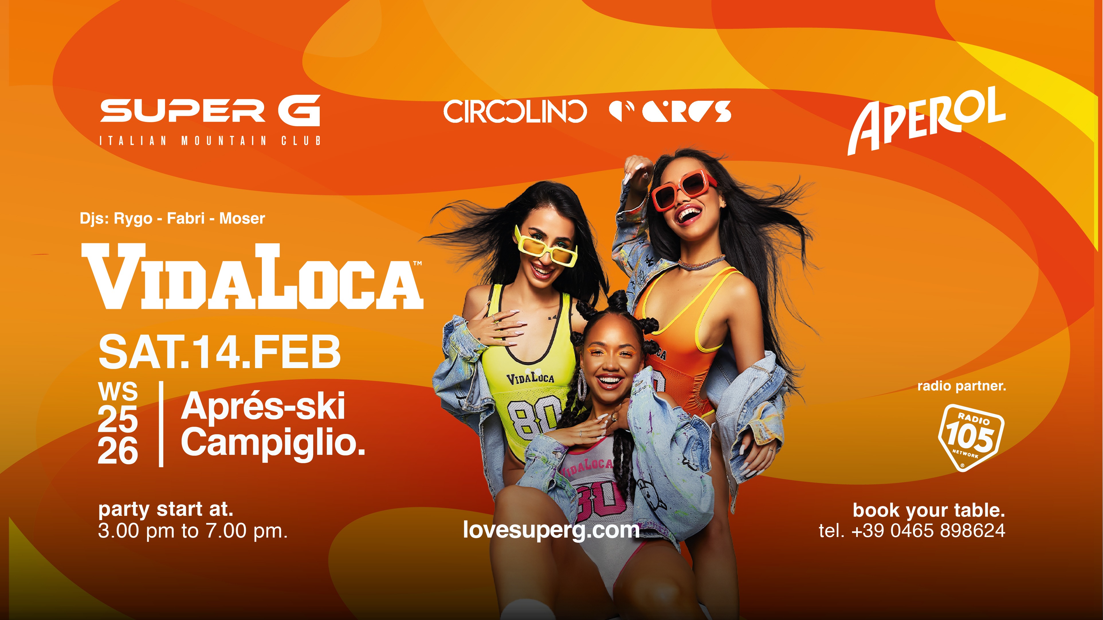 APEROL ORANGE WAVE presents VIDA LOCA @Super G image