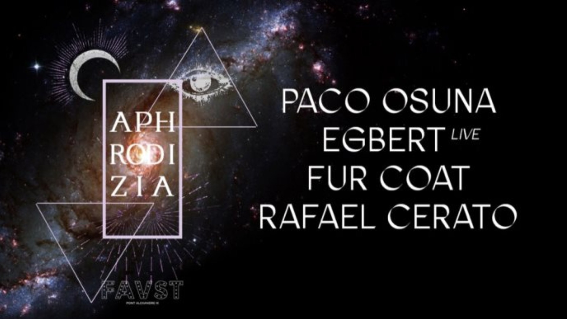 Aphrodizia @Faust W/ Paco Osuna, Egbert Live, Fur Coat, Rafael Cerato image