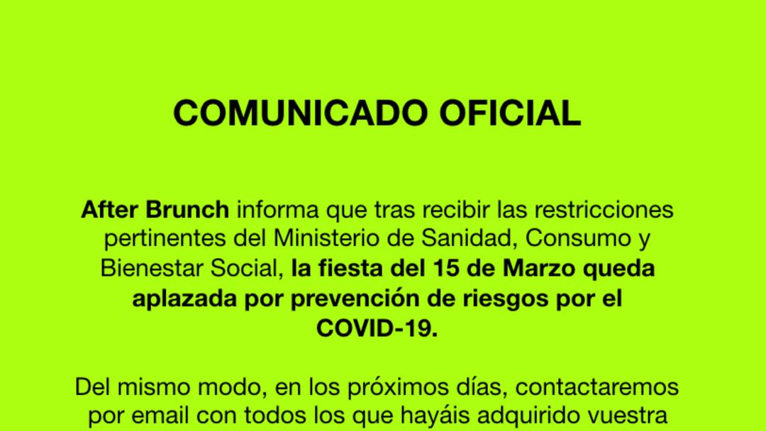 Copertina evento  APLAZADO - After Brunch 5th Anniversary @ Las Ventas #4