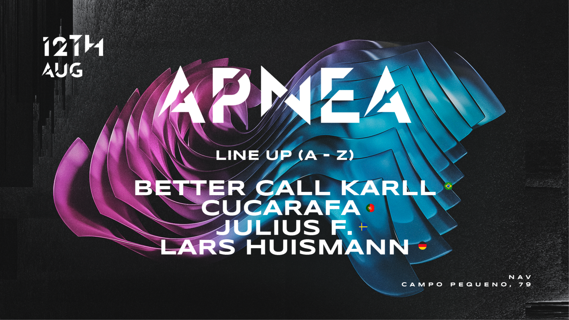 Apnea - w/ Lars Huismann (DE) & Cucurafa (PT) image