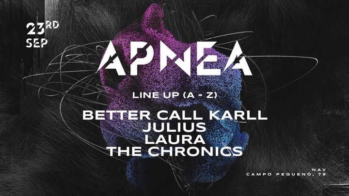 Cover for event: APNEA - w/ THE CHRONICS (CH)