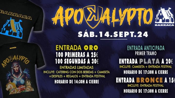 Cover for event: Apokalypto Barraca