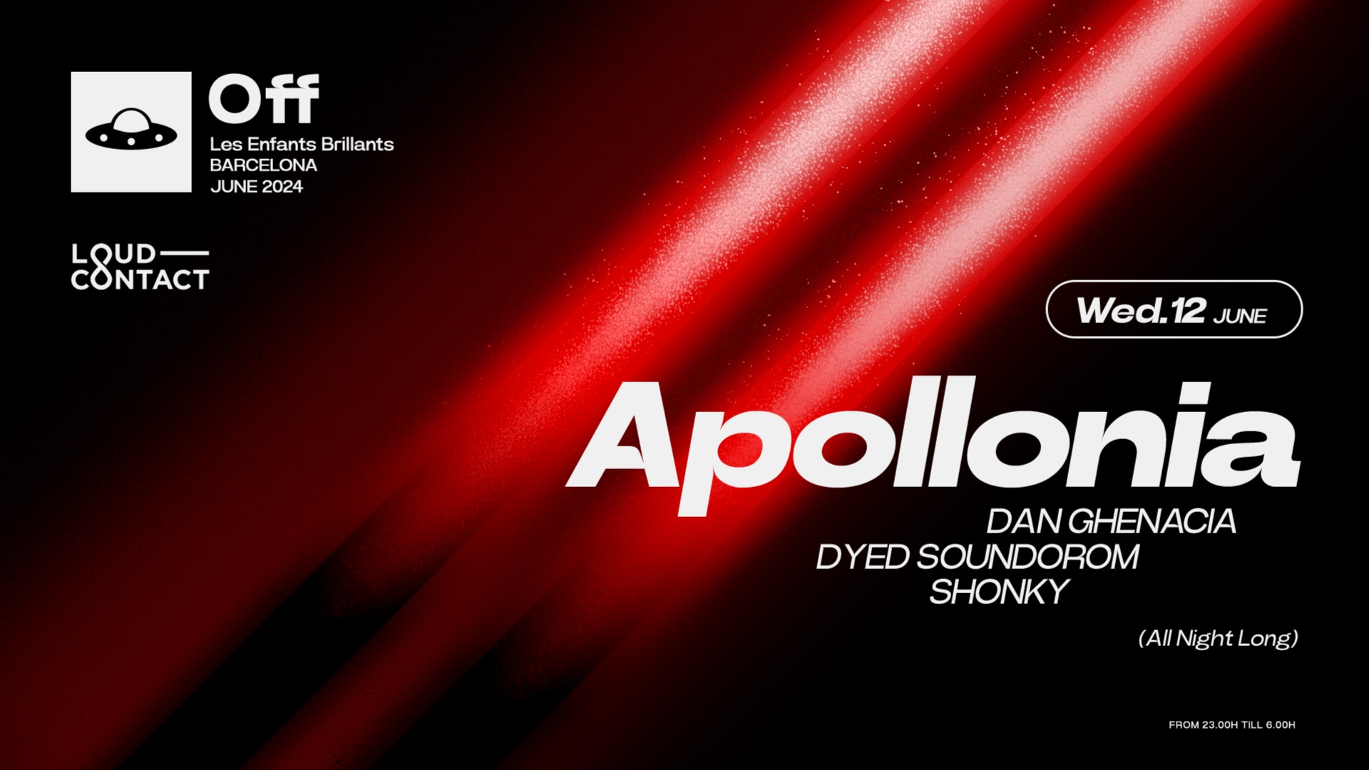 Apollonia All Night Long (OFF BCN) at Les Enfants