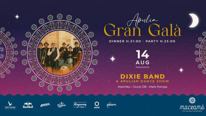 Cover for event: APULIAN GRAN GALA' @ Macramè - Dixie Band Live Show