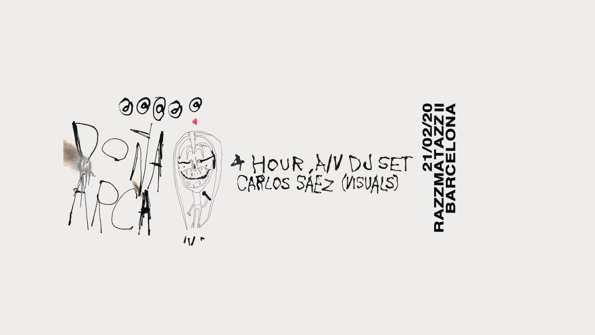 Arca 4 Hour A/V Dj Set + Live Visuals by Carlos Sáez image