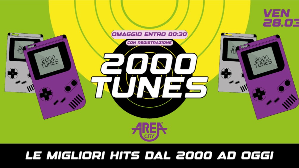 Area City < 2000 TUNES > 28.3.2025