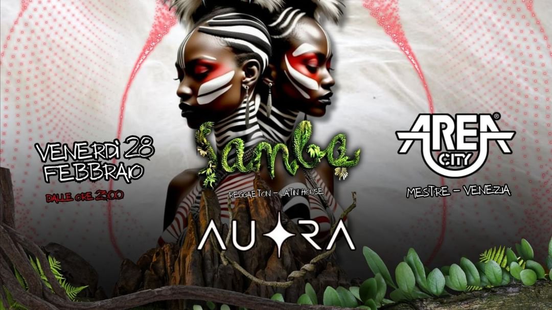 Cartel del evento Area City < AURA - SAMBA > 28.2.2025