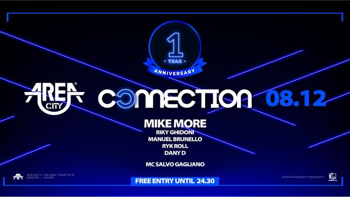 Cover for event: Area City / CONNECTION / ven 8 dic
