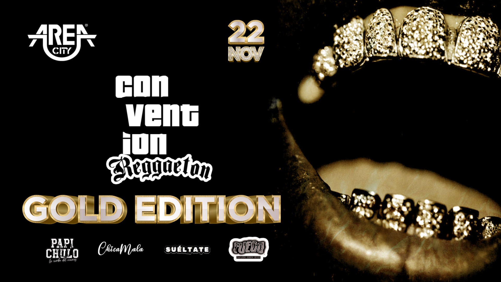 Area City < CONVENTION REGGAETON GOLD EDITION > 22.11.2024
