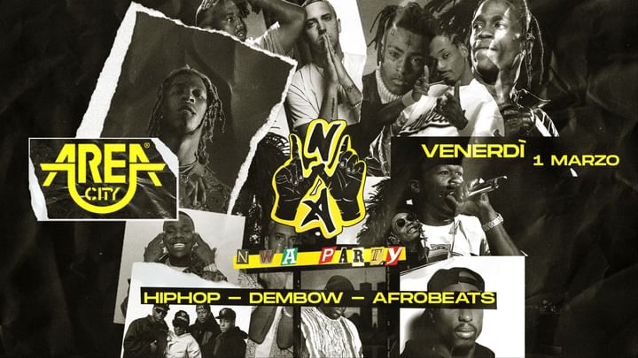 Cover for event: Area City < N.W.A Official Party > ven 1 mar