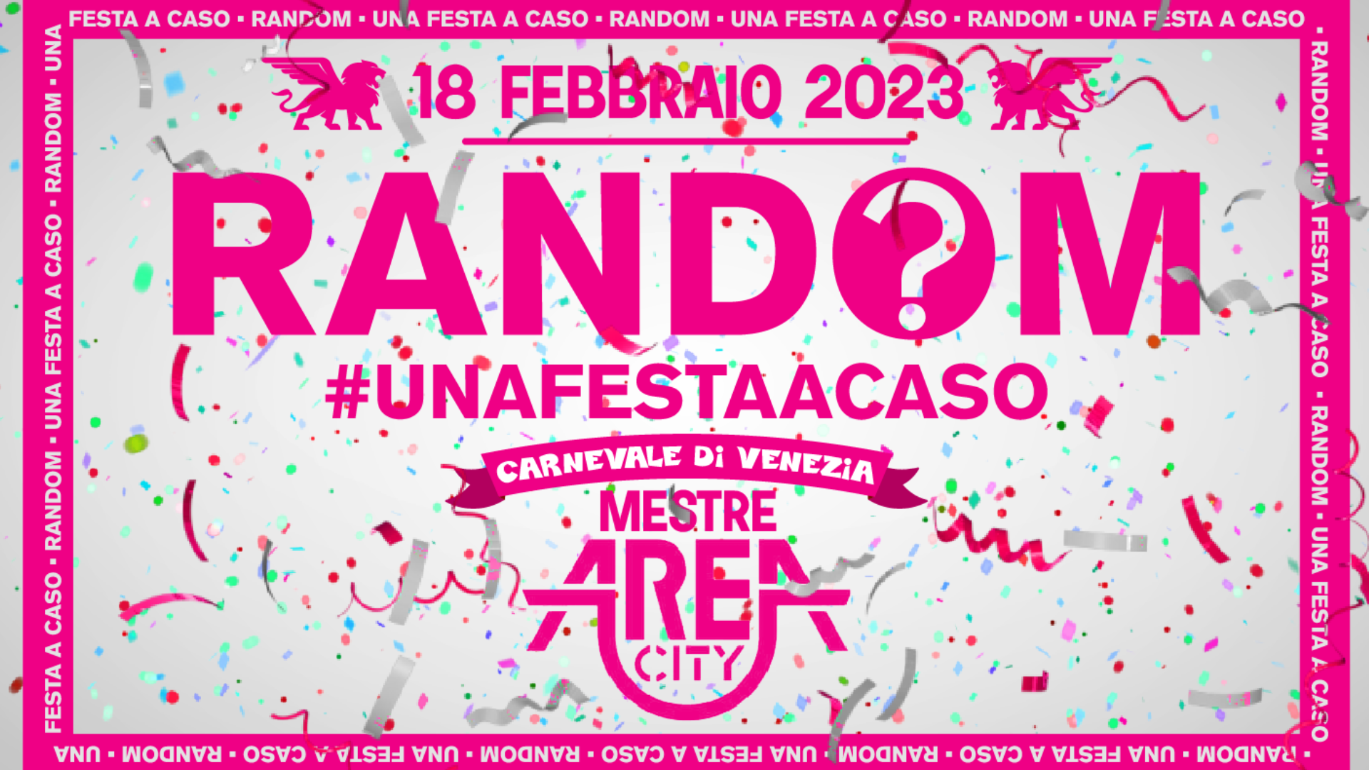 CARNEVALE DI VENEZIA/ RANDOM Una festa a caso / sat 18th feb