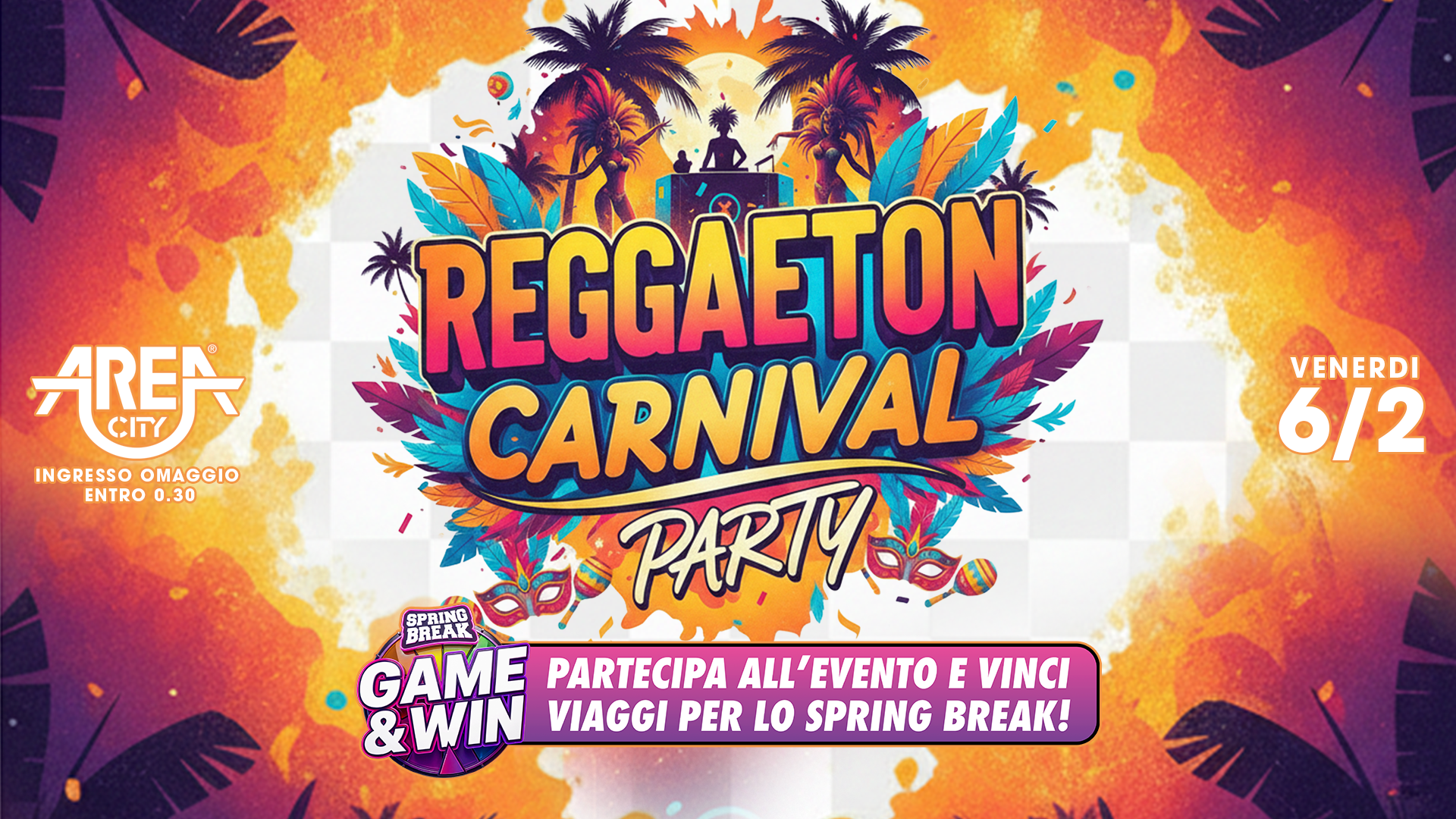 Area City < REGGAETON CARNIVAL PARTY > 6.02.2026 image