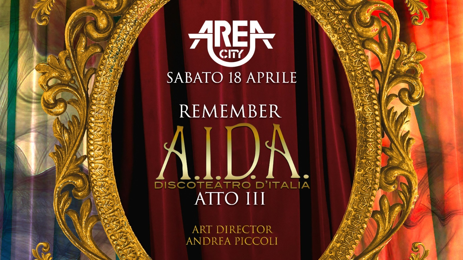 Area City < REMEMBER AIDA ATTO 3° > 18.4.2026