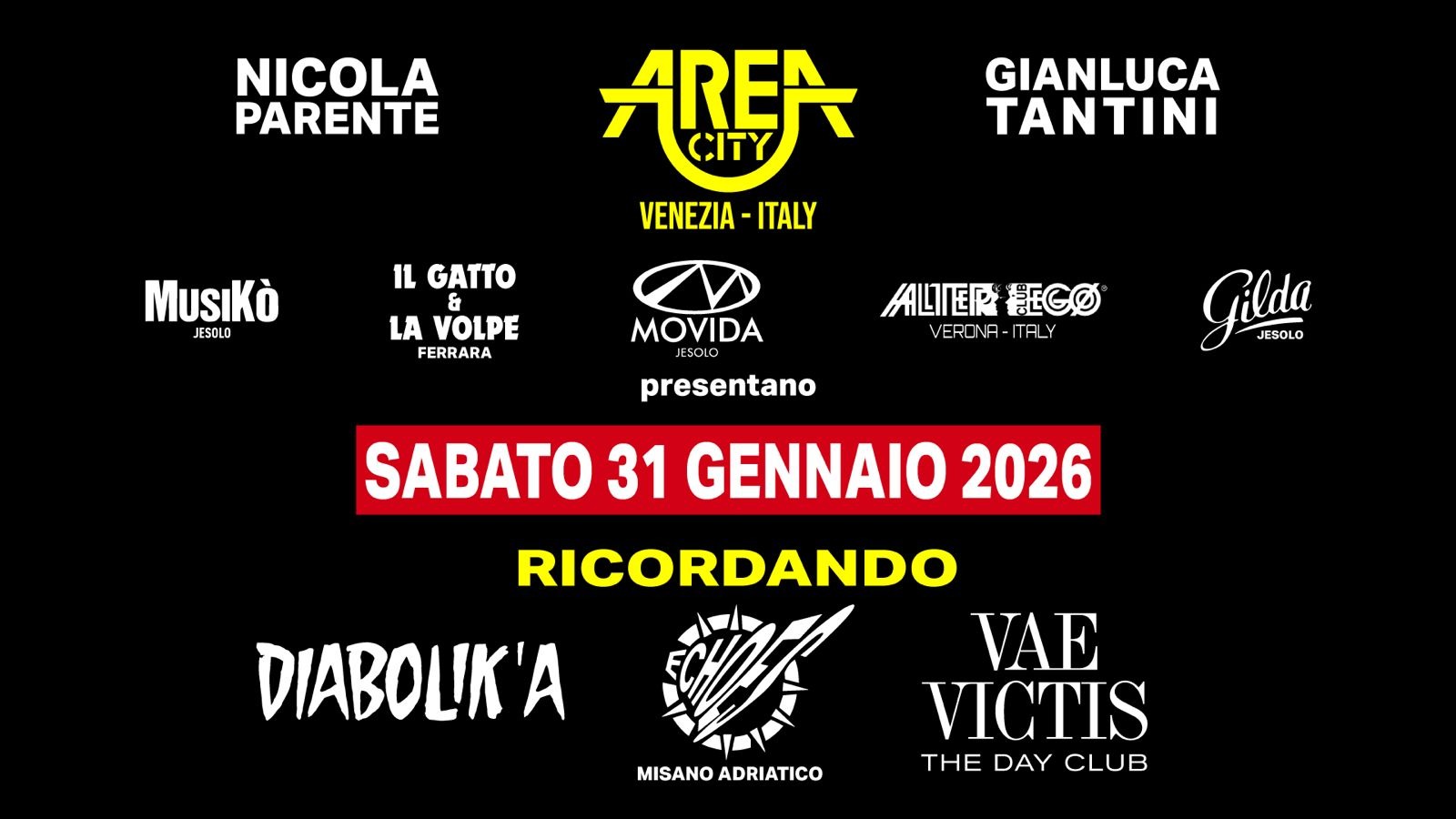 Area City < RICORDANDO DIABOLIKA/ECHOES/VAEVICTIS > 31.1.2026 image