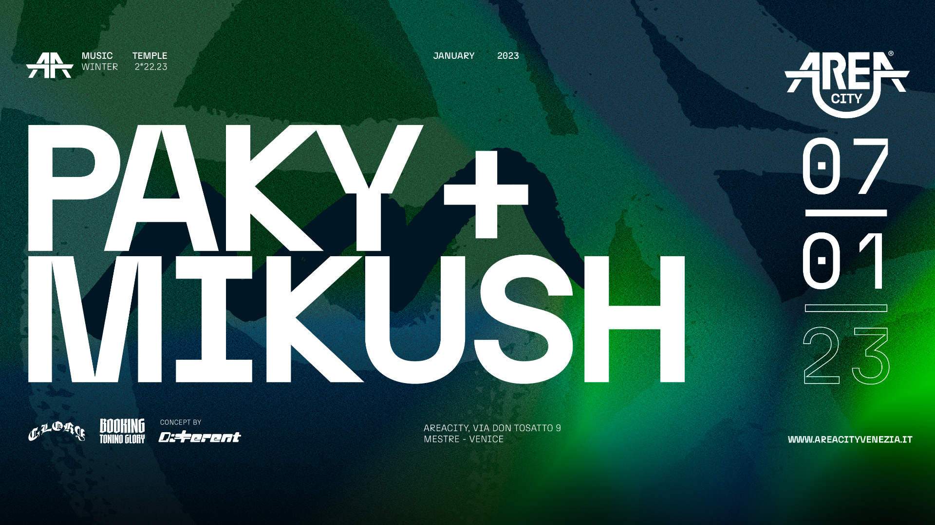 Area City w/PAKY + MIKUSH / sat 7 jan image