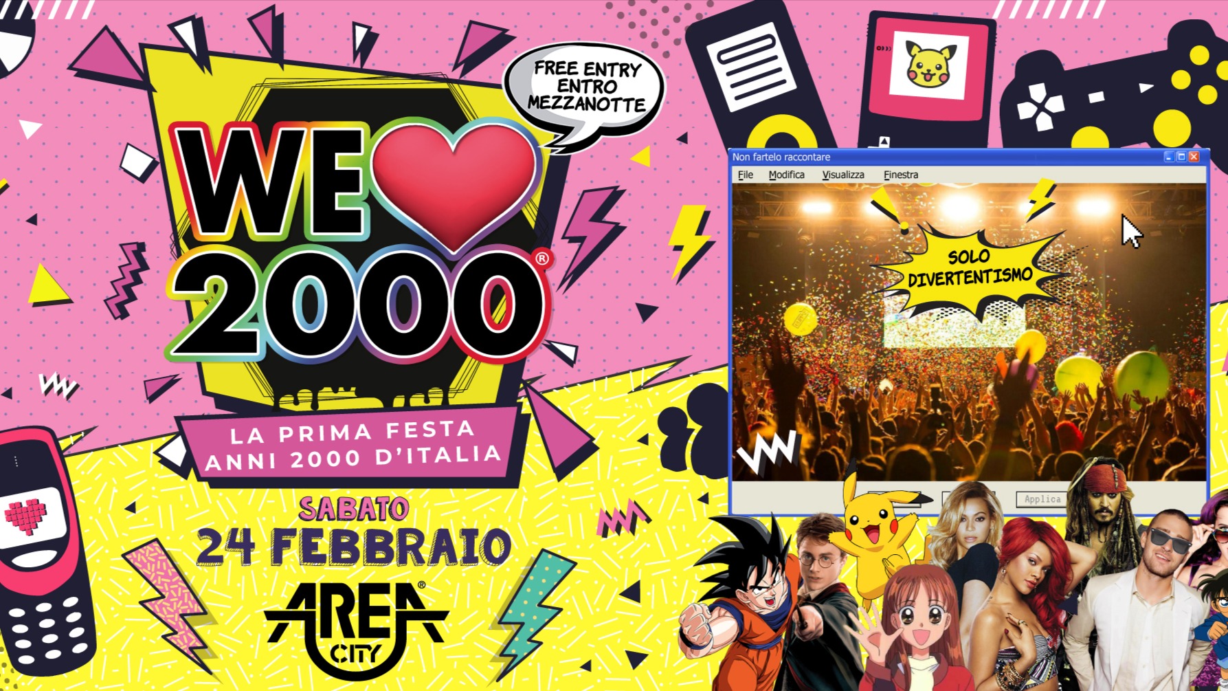 Area City < WE LOVE 2000 > 24.2.2023