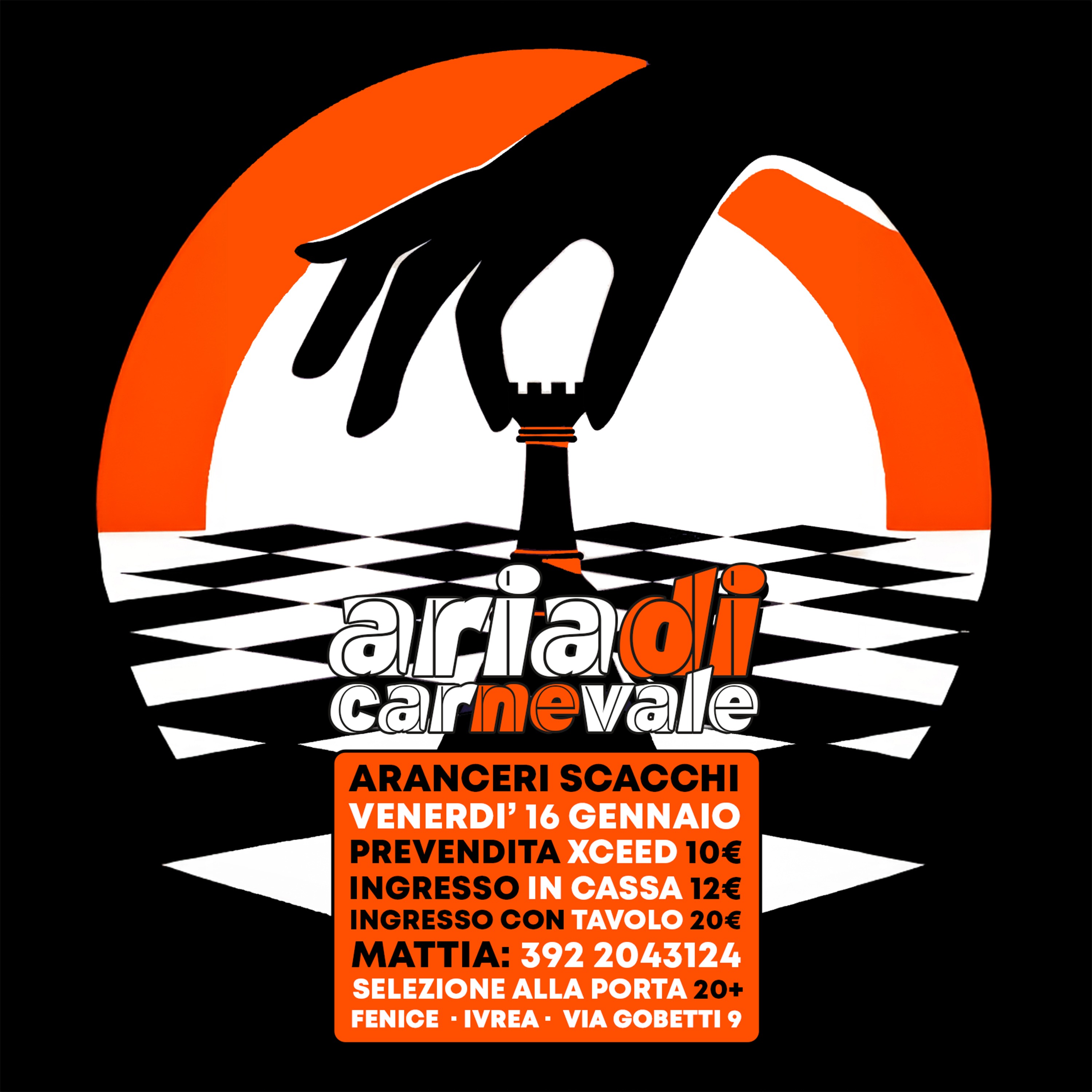 🍊 ARIA DI CARNEVALE X 🔸 ARANCERI SCACCHI image