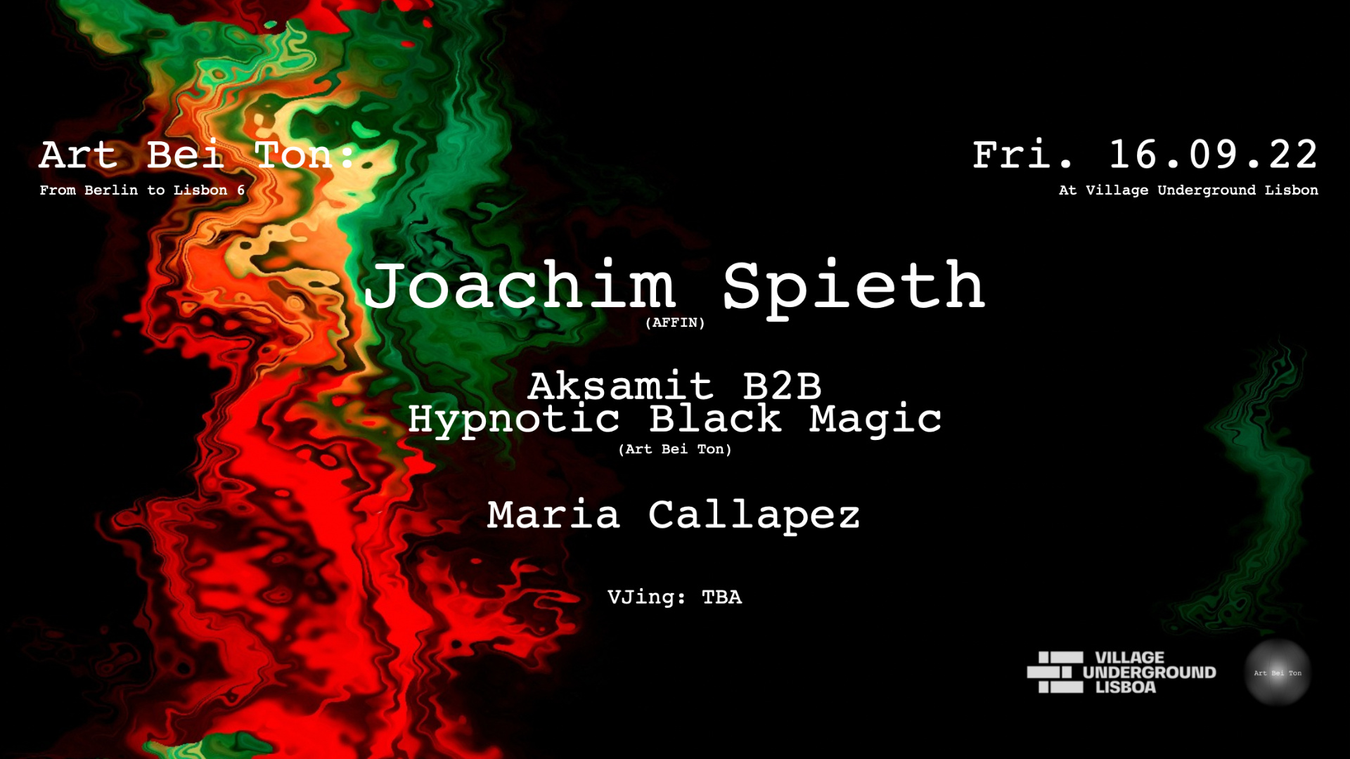 Art Bei Ton: from Berlin to Lisbon #6 with Joachim Spieth image