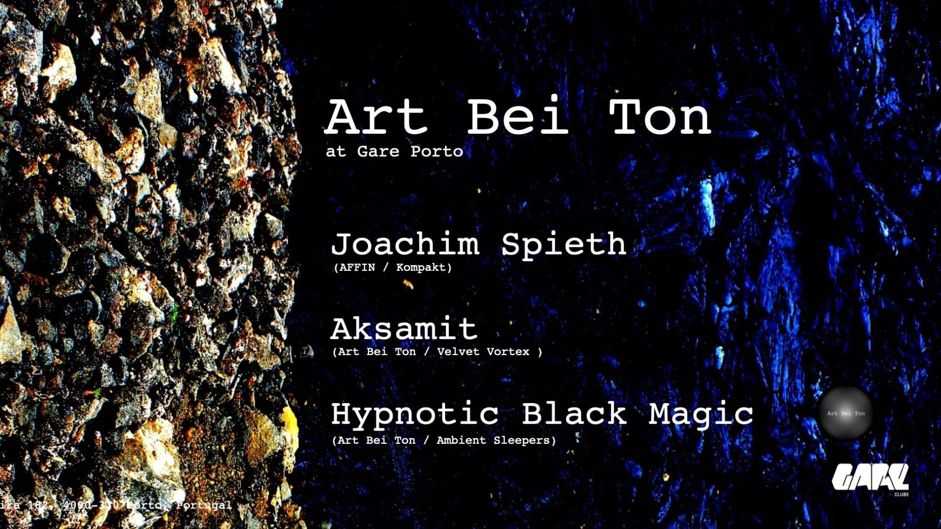Art Bei Ton * Joachim Spieth + Aksamit + Hypnotic Black Magic image