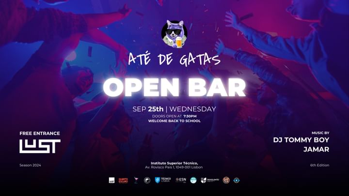 Cover for event: Ate de Gatas - Open Bar Sunset