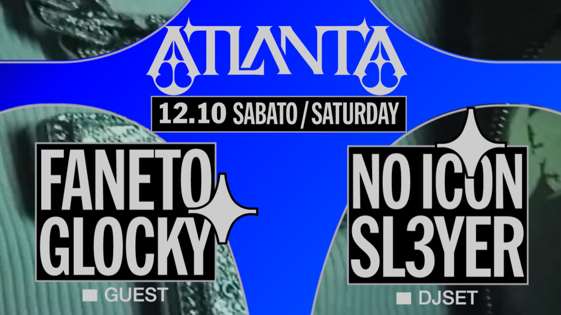 ATLANTA at FORMULA w/ GLOCKY e FANETO - 12/10/2024 image