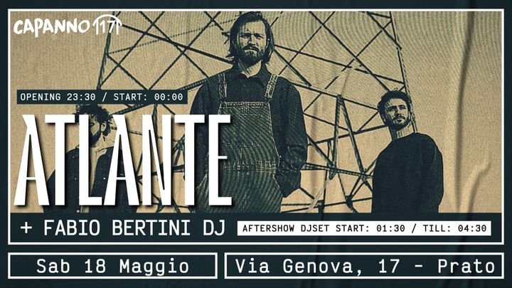Cover for event: ATLANTE Live + Fabio Bertini DjSet - 18.05.24