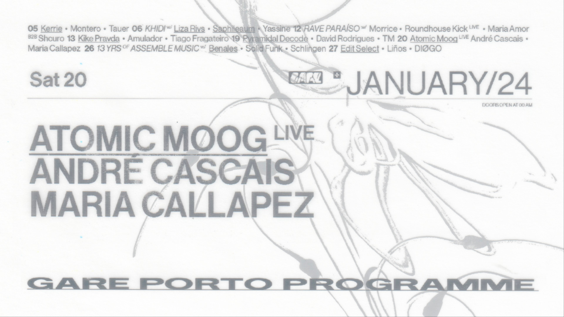 Atomic Moog [live] + André Cascais + Maria Callapez  image