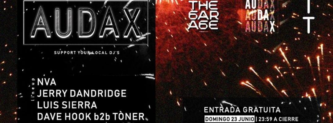 AUDAX w/ Nva•Jerry Dandrige•Luis Sierra•Dave Hook b2b Tòner event cover