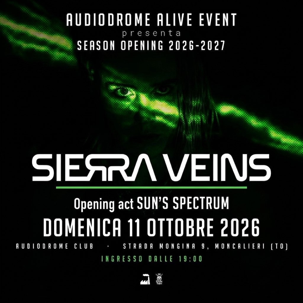 AUDIODROME CROSSOVER presenta SIERRA VEINS Live  // SEASON OPENING image