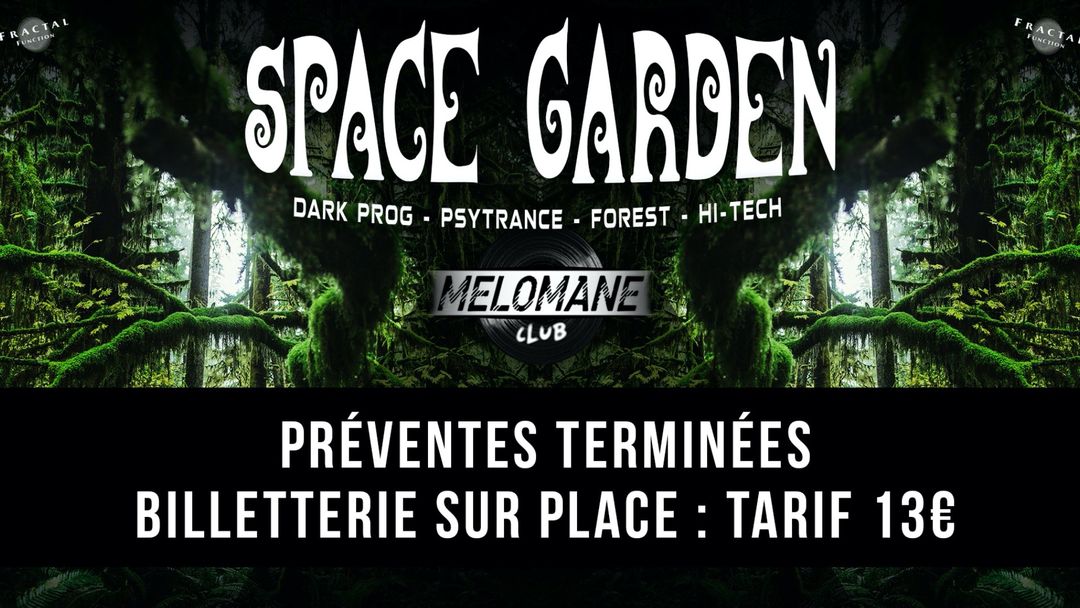 ॐ Space Garden #18 ॐ-Eventplakat