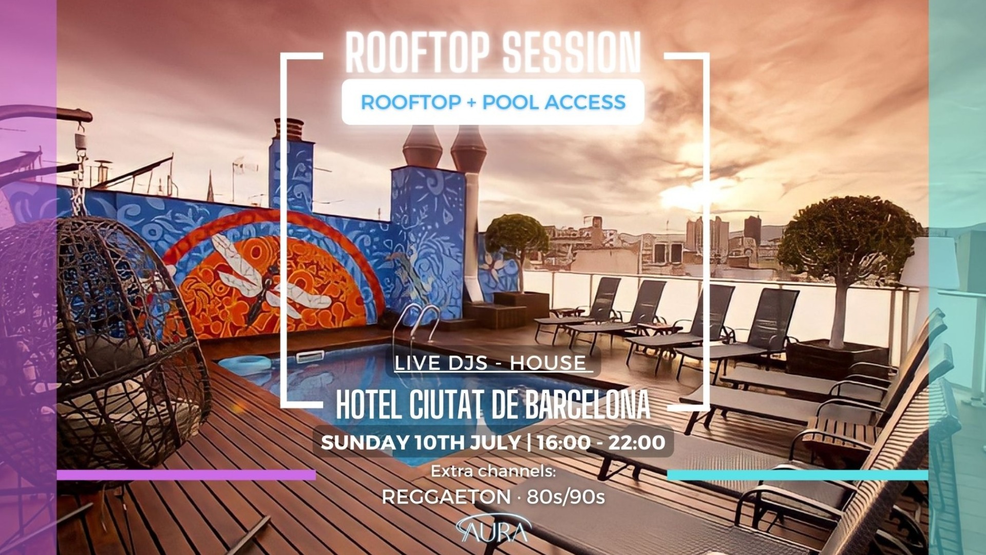 AURA - Rooftop Session (Silent Disco + Speakers) image
