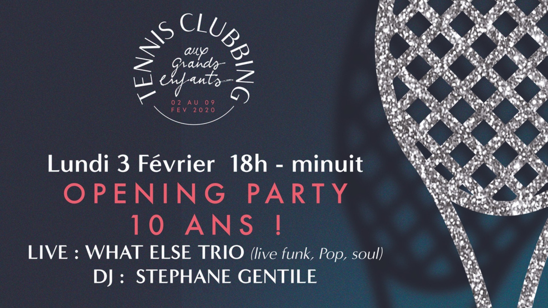 Aux Grands Enfants Tennis Clubbin'- Lundi 3 février image