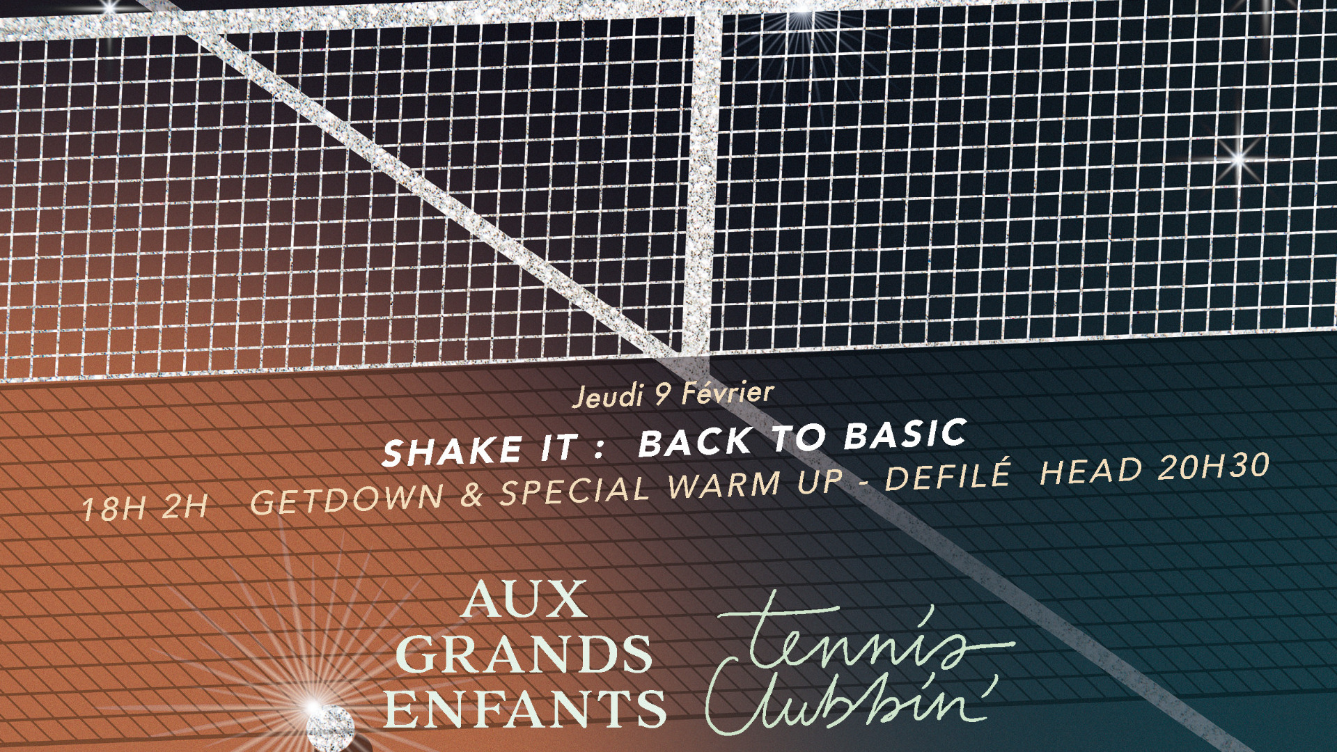 Aux Grands Enfants Tennis Clubbin Party - OLD SCHOOL PARTY image