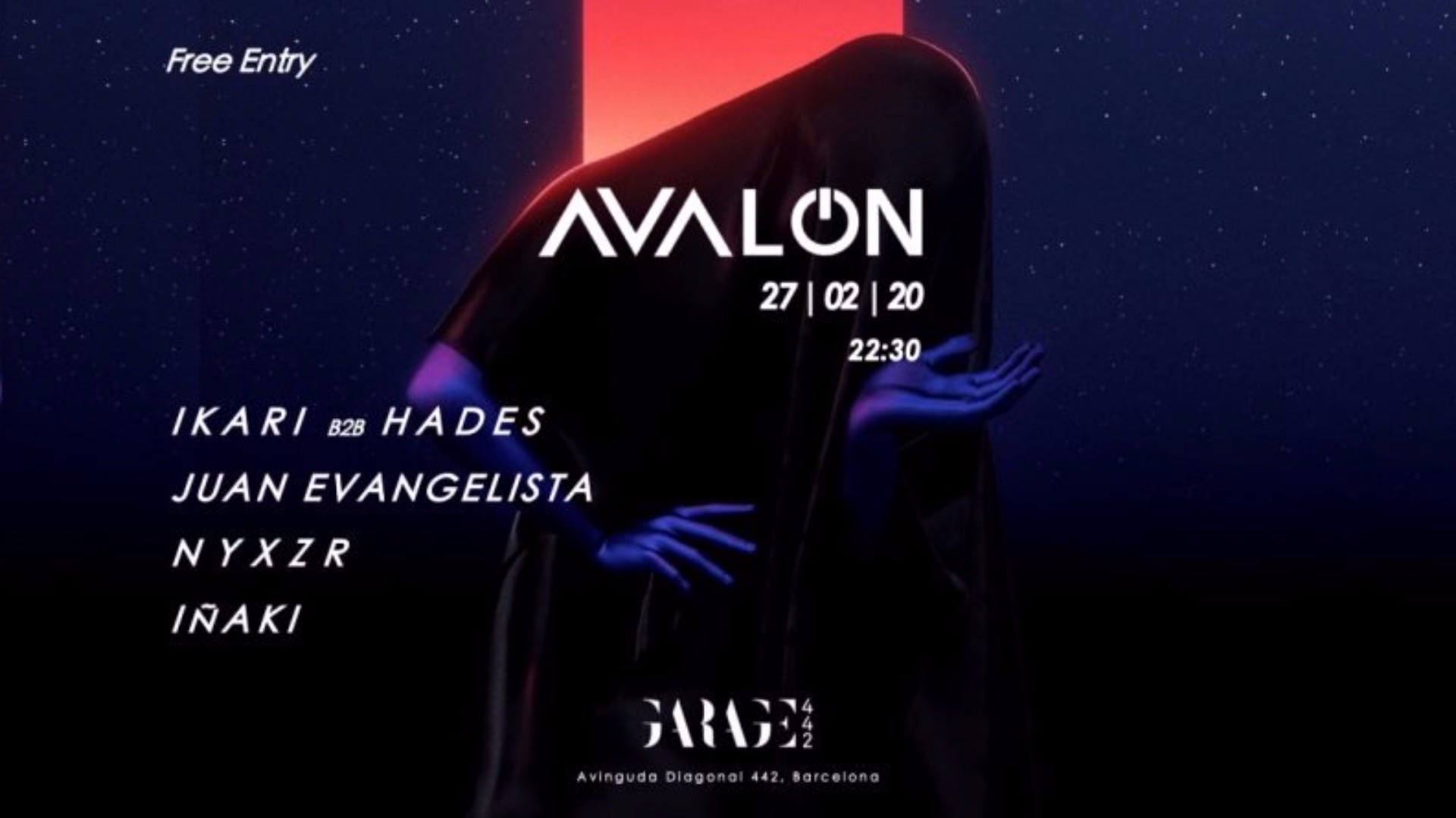 Avalon #7 [Ikari b2b Hades, Juan Evangelista, nyxzr, Iñaki] image