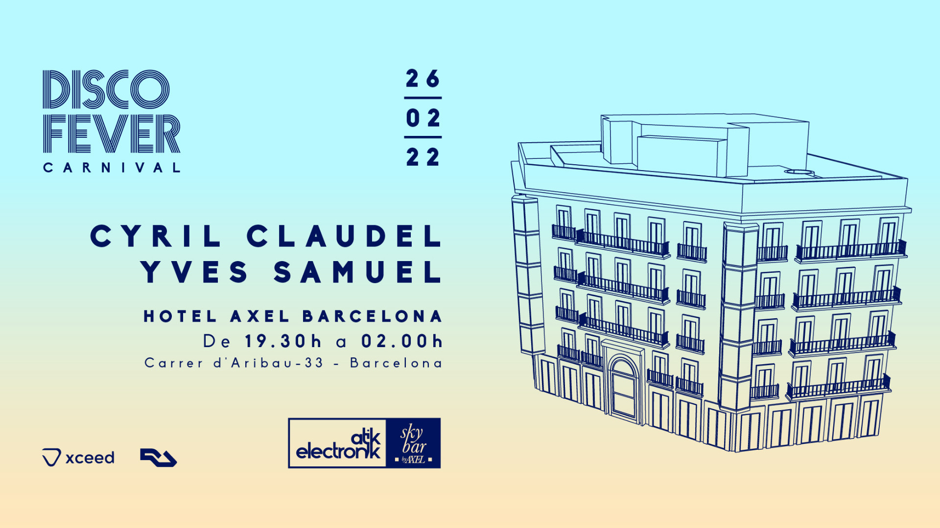 Axel Hotel x Disco Fever / Rooftop Carnaval Party image