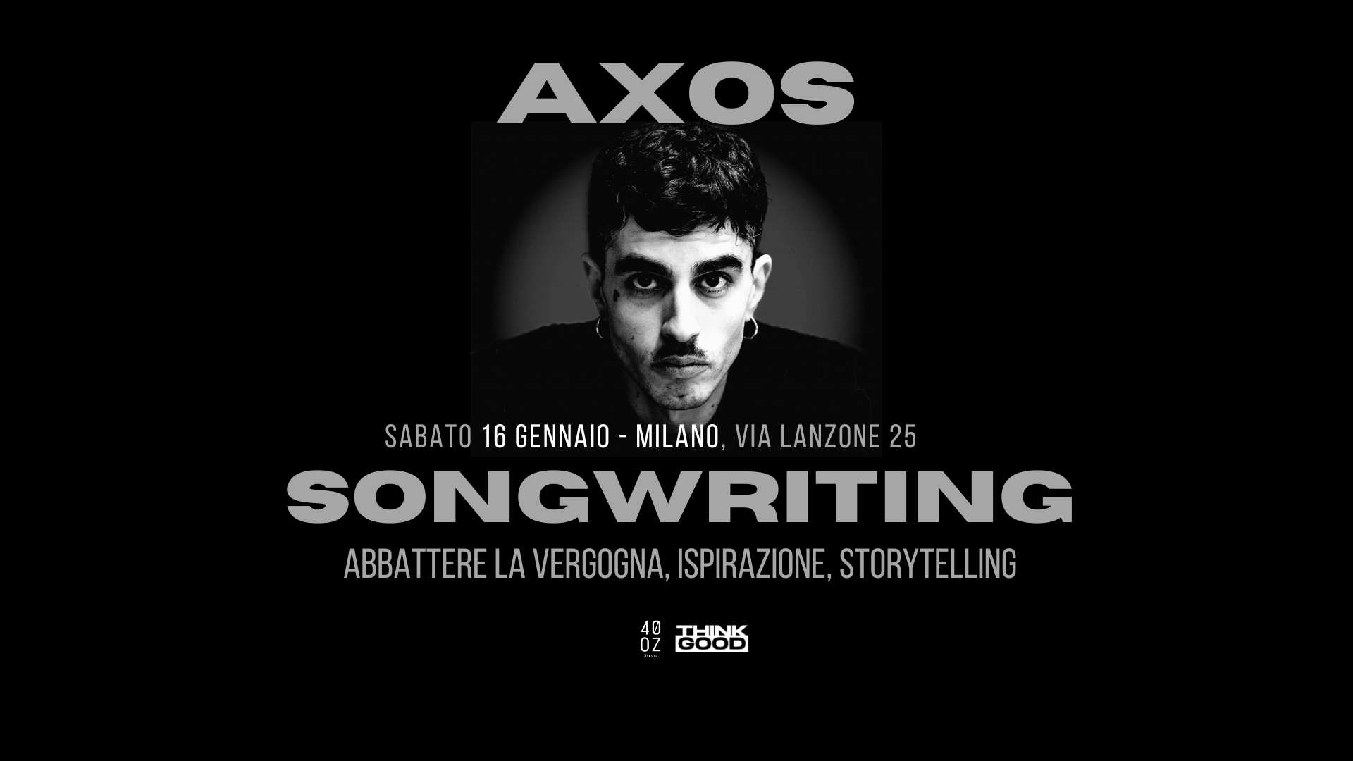 AXOS - Masterclass Di Scrittura 2026 image