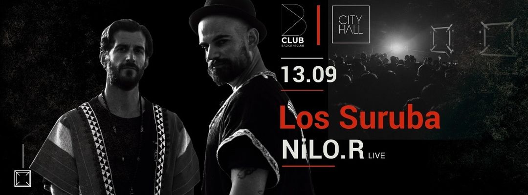 Cartel del evento B Club - Los Suruba