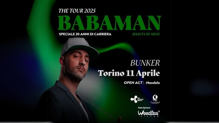 Cover for event: Babaman live at Bunker 