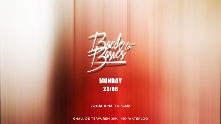 Cover for event: Back to Basics is Back again 23.06