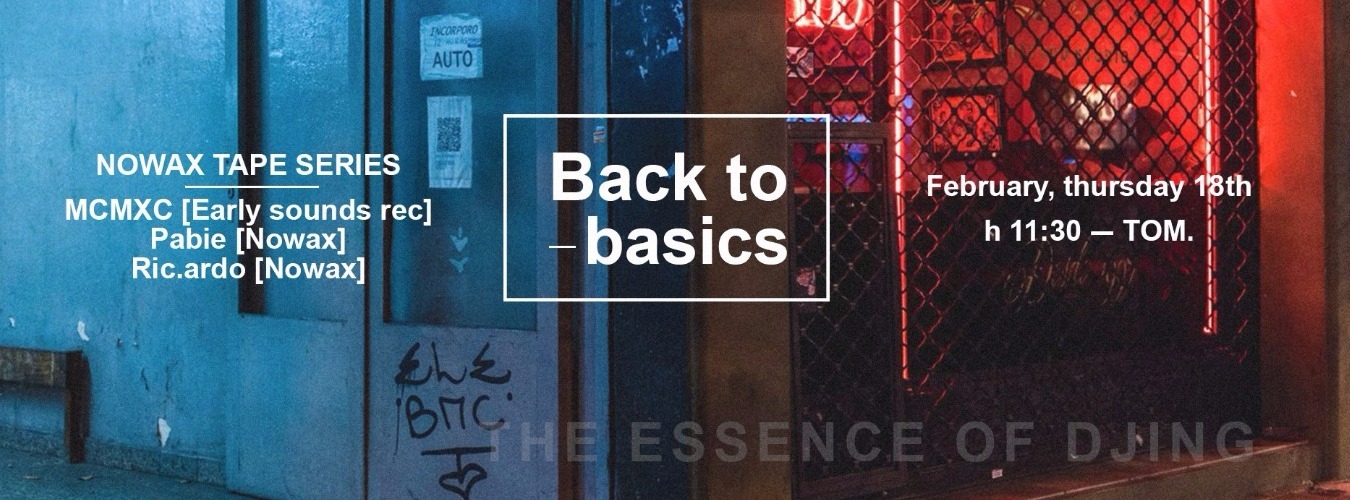 Back to basics -  Nowax Tape Series  image