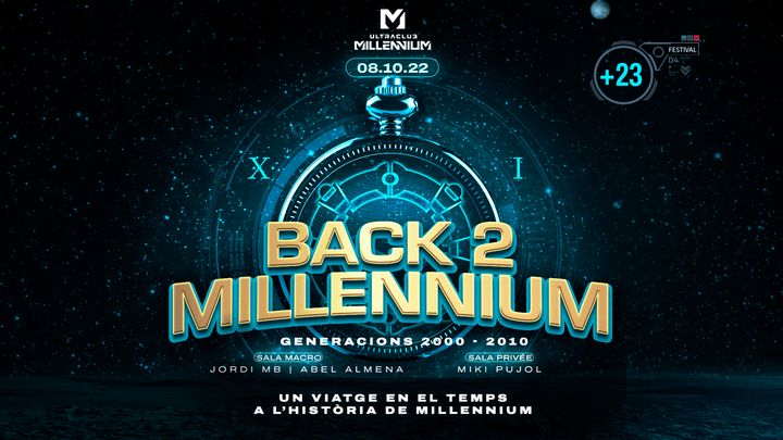 Cover for event: BACK TO MILLENNIUM (+23)