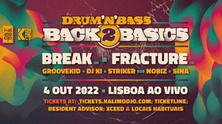 Cover for event: Back2Basics: Drum and Bass: Lisboa : Konnect & Kalimodjo