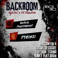 Cartel de BACKROOM Agüita x El Claustro