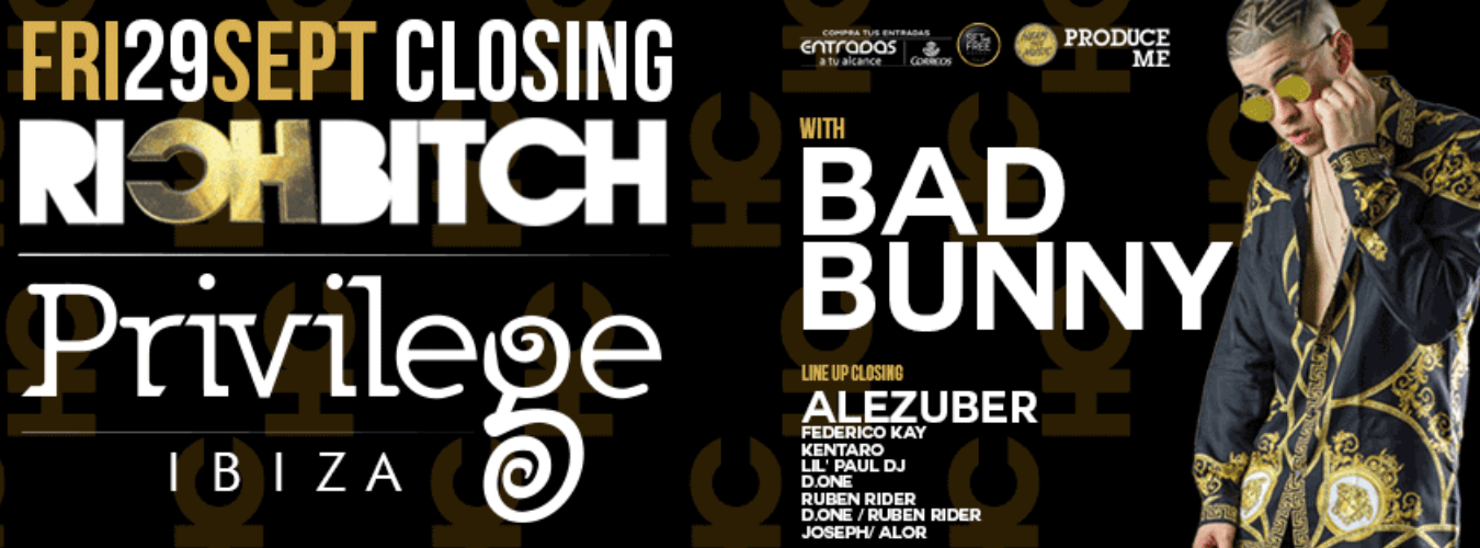 Bad Bunny presented by IAMARICHBITCH | Closing Party image