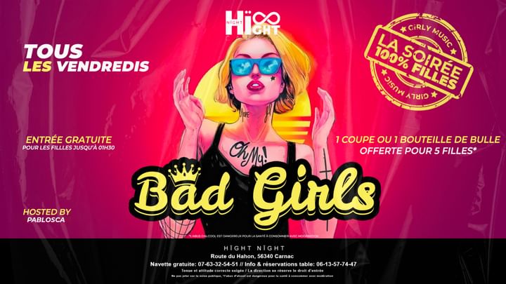 Cover for event: BAD GIRLS 