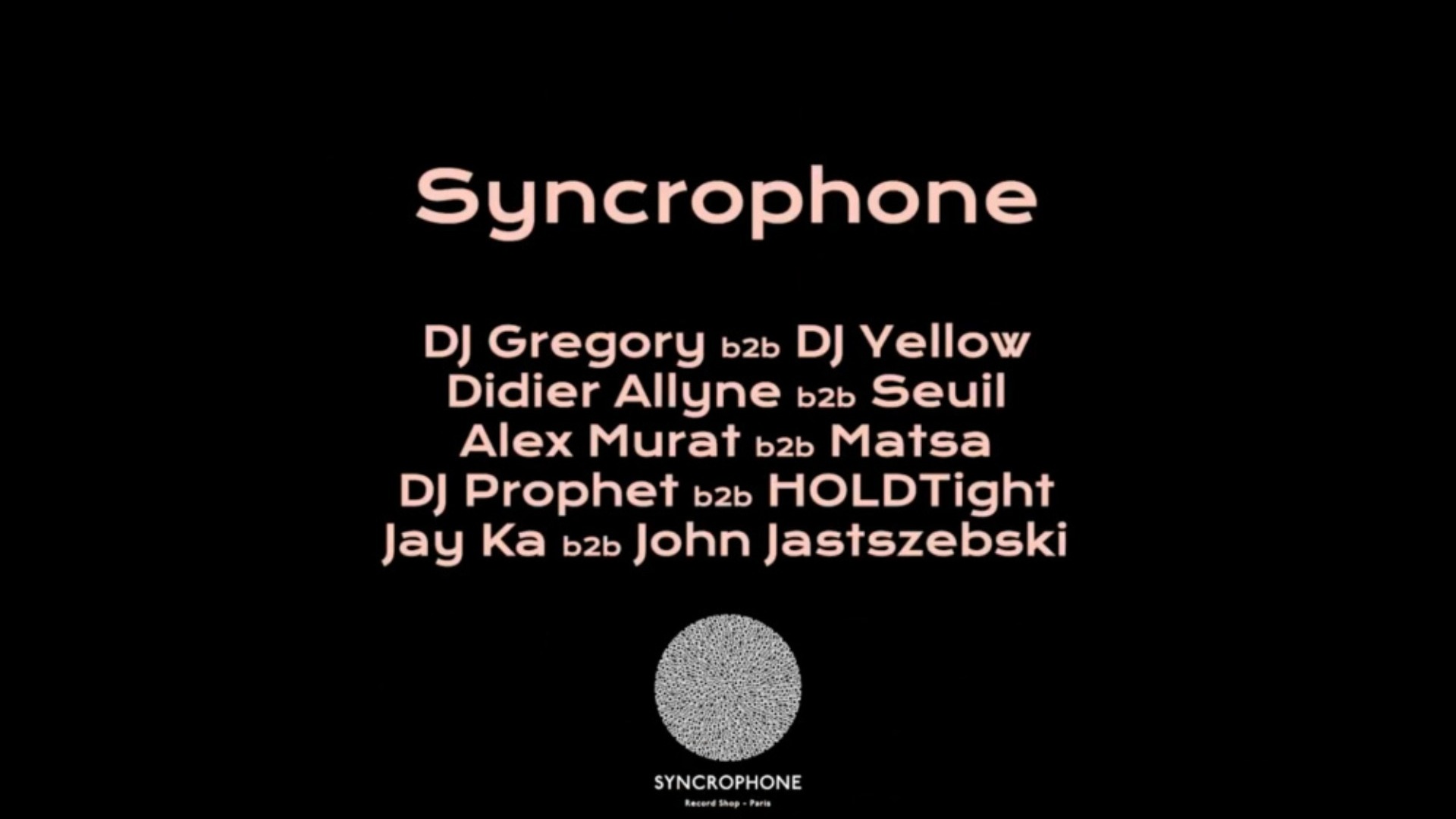 Badaboum Club: Syncrophone Back to Basics image